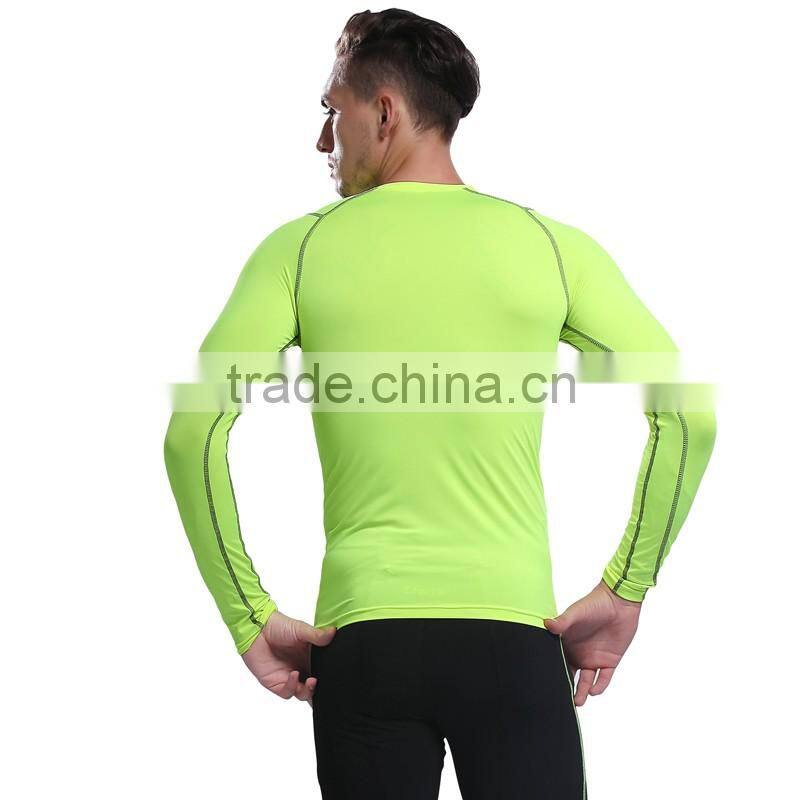 custom long sleeve Nylon mens compression tights
