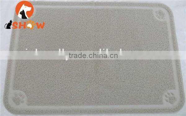 New arrival cat litter sand mat pvc easy to clean dry-beige catch all litter