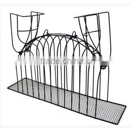 Black Iron Wire Dedicated Transport Bath Pets Cat Safe Gird Separation Cage