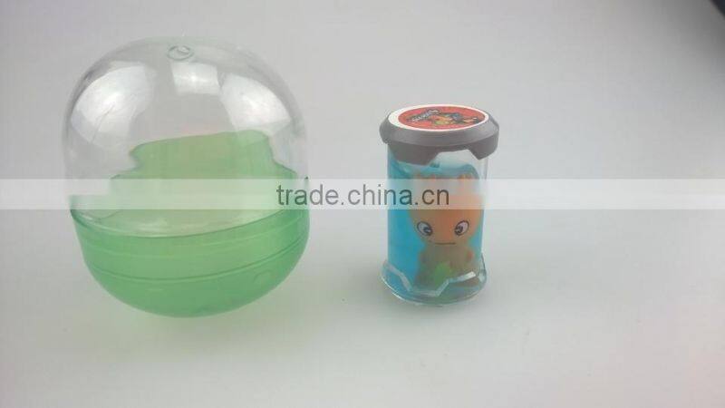 Wholesale Capsule Toys for Plastic Toy Capsules barrel with slime Moco in vending machine