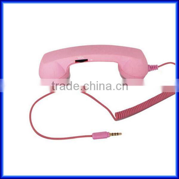 High quality Retro Mobile Phone Handset, Universal retro plastic telephone handset