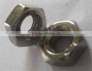 Machinery parts fastening stainless steel hex nut hardware fastener