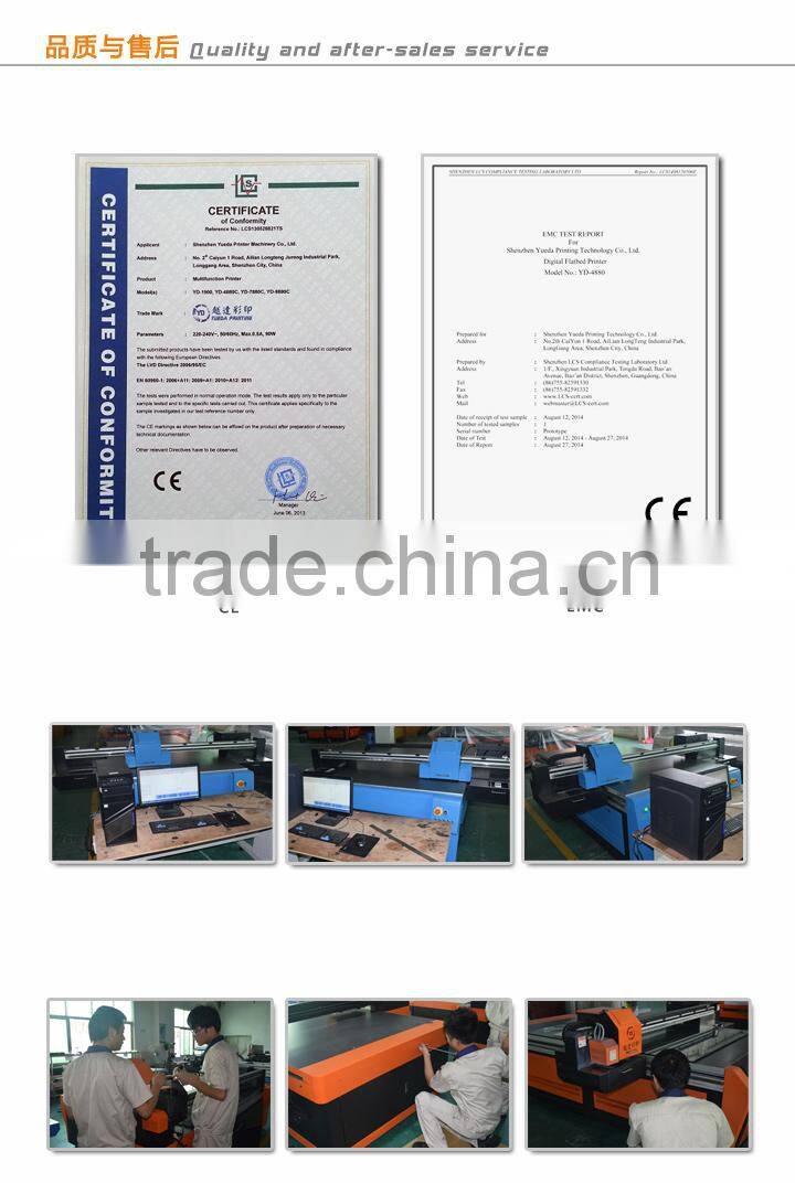 YD-3200 flat and roll printer with industrial head canvas uv inkjet printer prices