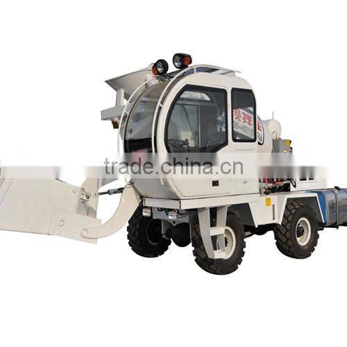 china 2016 famous type small concrete mixer with self loading function