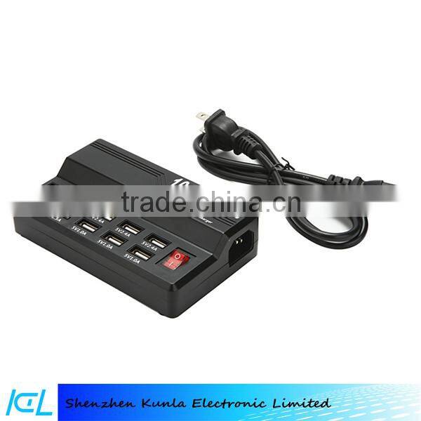 2016 hot sale high quality fast speed multi 10 port usb phone charger