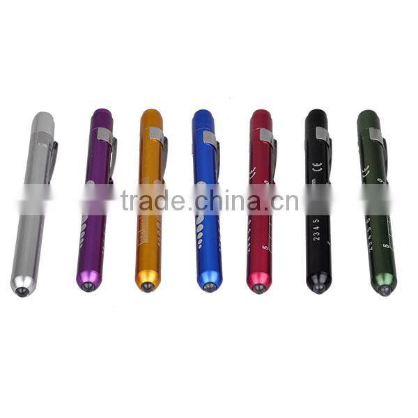 Medical Pen Light With Pen Mini Metal Pen Light