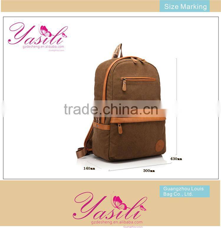school backpacks for university students casual fashionable canvas backpack polo canvas bags