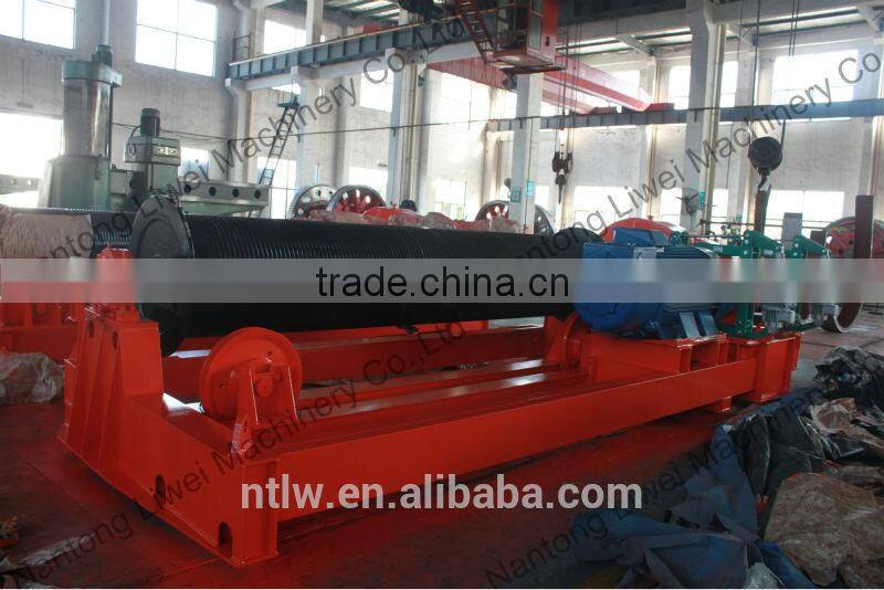 68KN double drum high speed electric winch