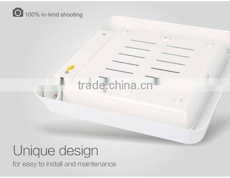 Zhongshan Factory 12W square led ceiling light