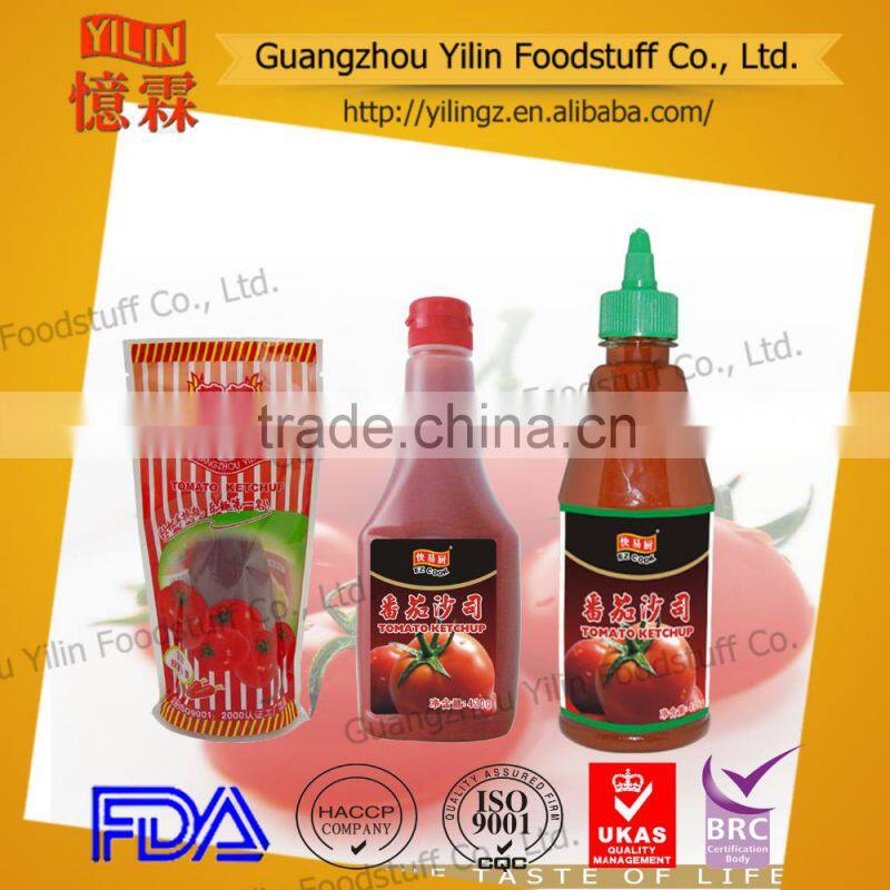 10g ketchup tomato sachet made in China