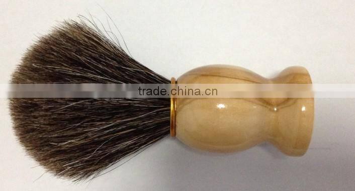 Horse Hair Horse Tail Hair Men's Shaving Brush Wood Handle Face Brush