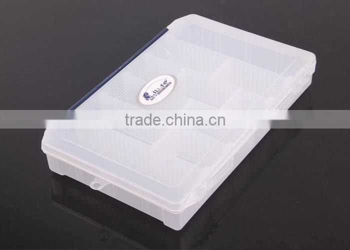 Compartments Closed Large Capacity 27*18*4.5cm Fishing Tackle Box