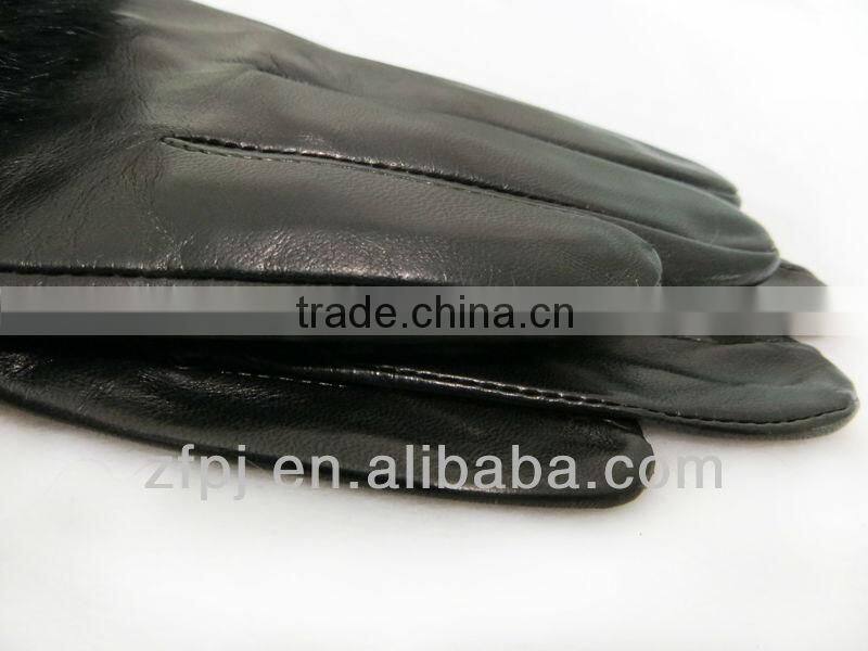 2013 styles ladies leather short glove
