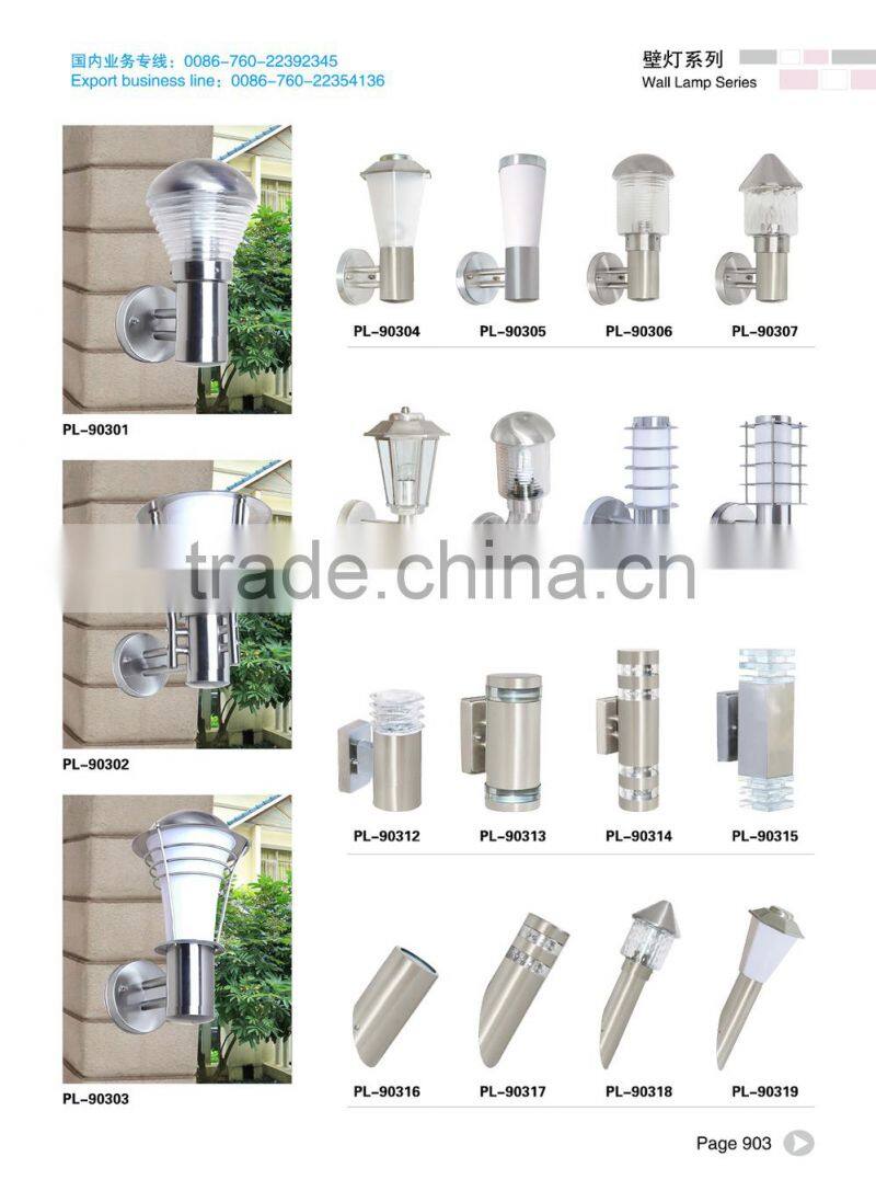 Morden Residential lighting Aluminium die casting wall lamp