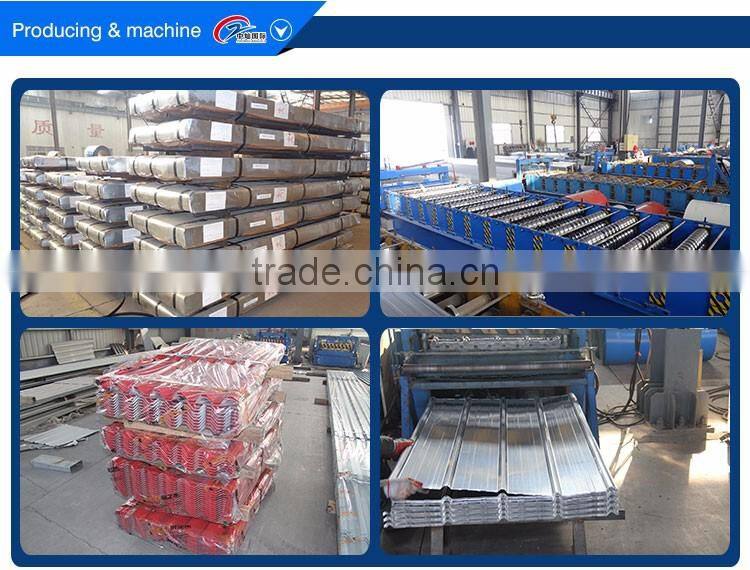 YX25-205-820 0.28mm thickness Painted Galvanized Roof/PPGI Corrugated Sheet for Roof and Wall Panel