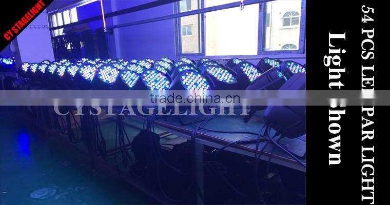 2016 Hot Sell 54 X 3 Watt RGBW 4 IN 1 LED Par Light Par Can
