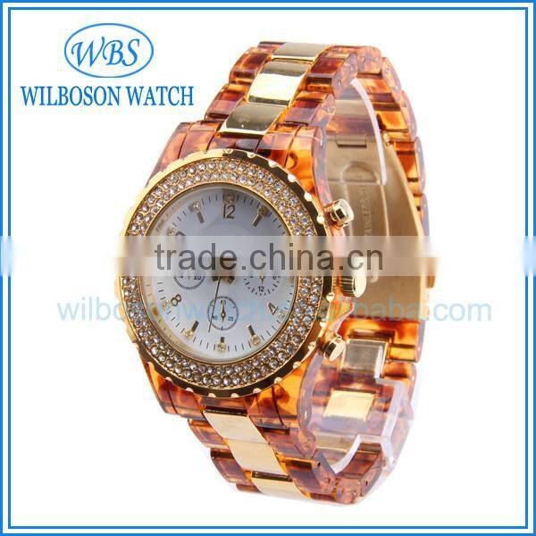 Woman Japan Movt Quartz Watch With Stainless Steel Back