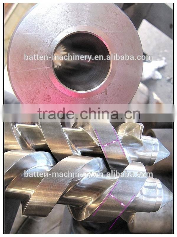 50/103 Bimetallic Conical Twin Screw Barrel for plastic extruder