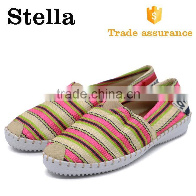 Wholesale casual woven rope rubber moccasin for men