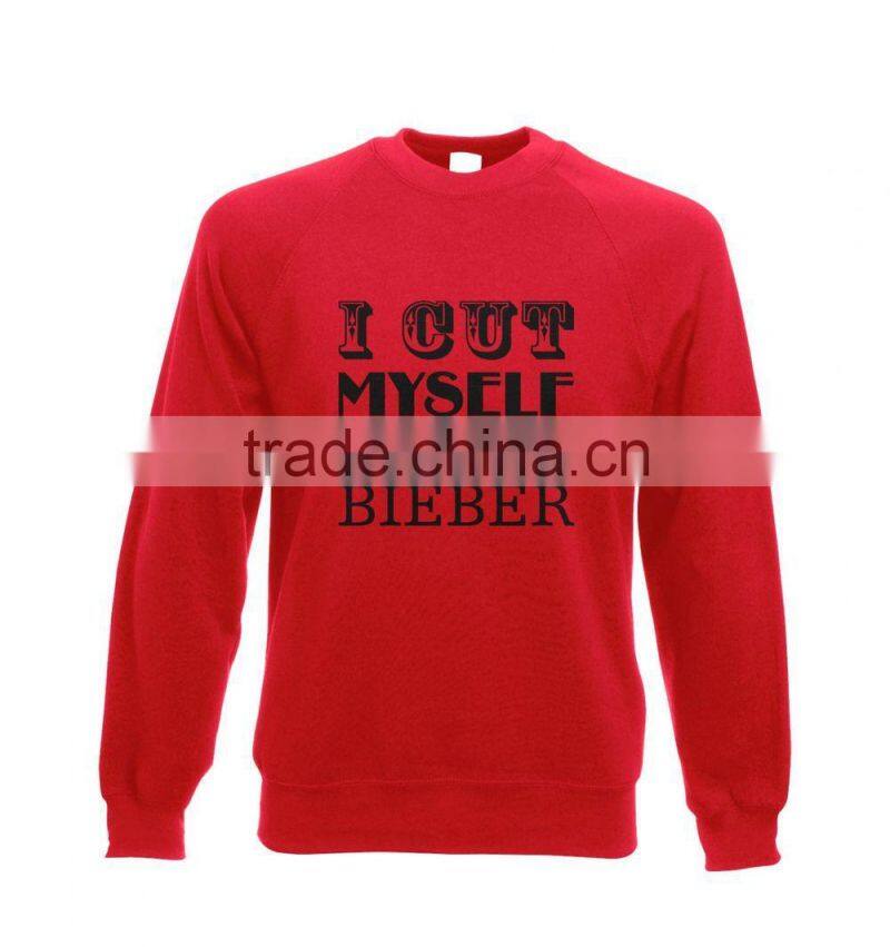 Custom printing women's sweatshirts without hood