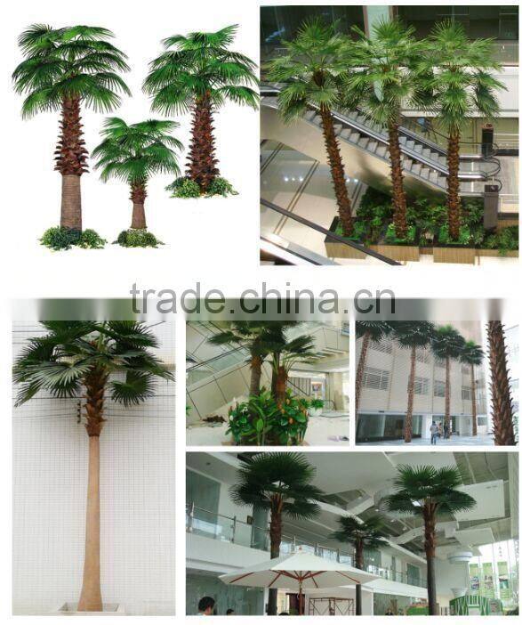 Hot sale decorative tree artificial golden tree fiberglass trunk artificial golden wishing tree