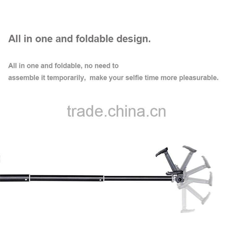 flexible selfie stick wired monopod Aluminum Alloy Pocket Selfie Stick