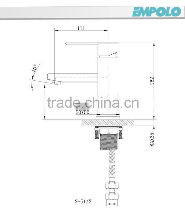 Ornate Bathroom Waterfall Wash Hand Basin Tap 12 1101