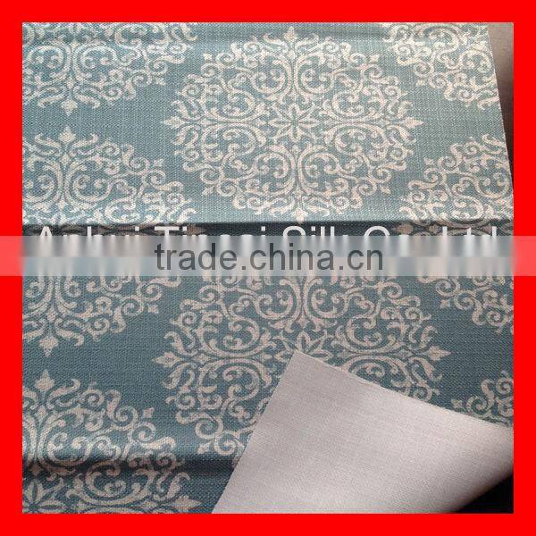 Printed Polyester Imitated Linen Sofa Fabric