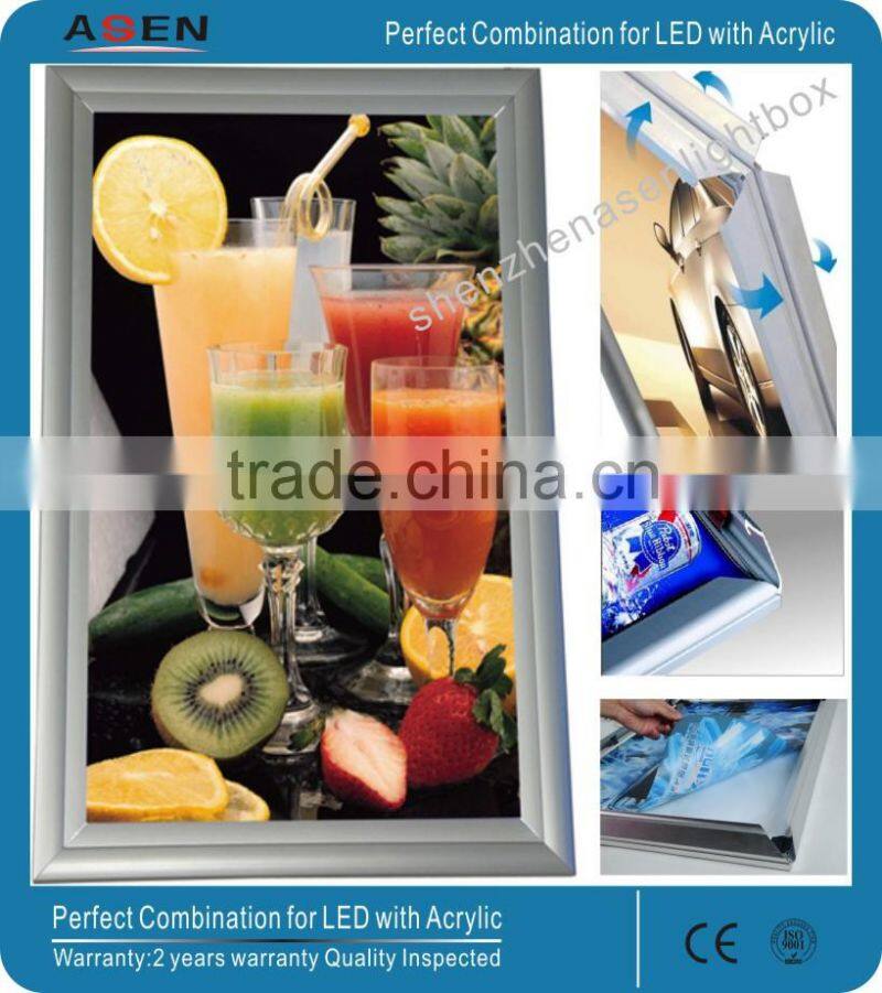 Custom Display Snap Frame Aluminium Thin Light Box