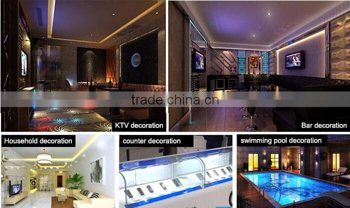 Low voltage 3014 high intensity IP65 waterproof flexible black pcb smd led strip