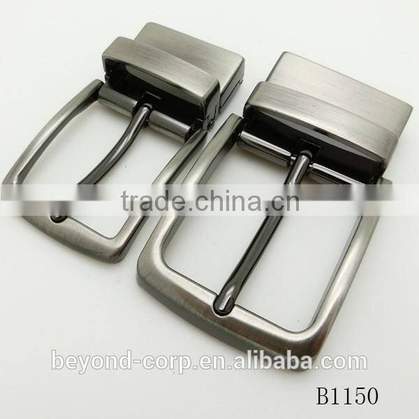 metal turning belt buckle changeable pin buckle brother buckles