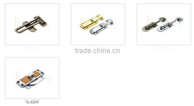 butterfly straight barrel bolt with loop security door closer zinc -plated/galvanized