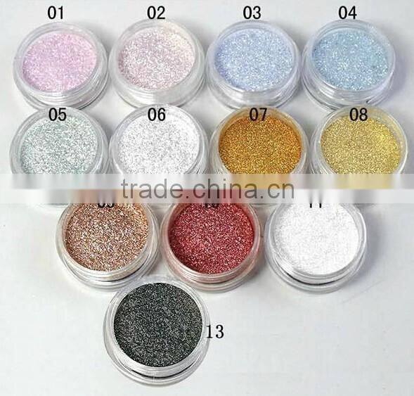 Cosmetic glitter pigments loose eyeshadow powder metallic glitter powder