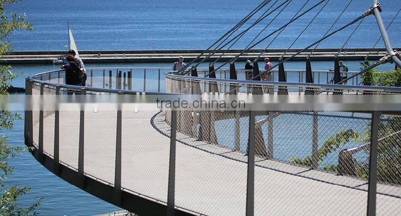 durable stainless steel bridge fence railing mesh