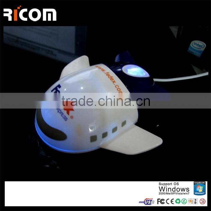 Fashionable gifts custom logo usb wired airplane computer mouse