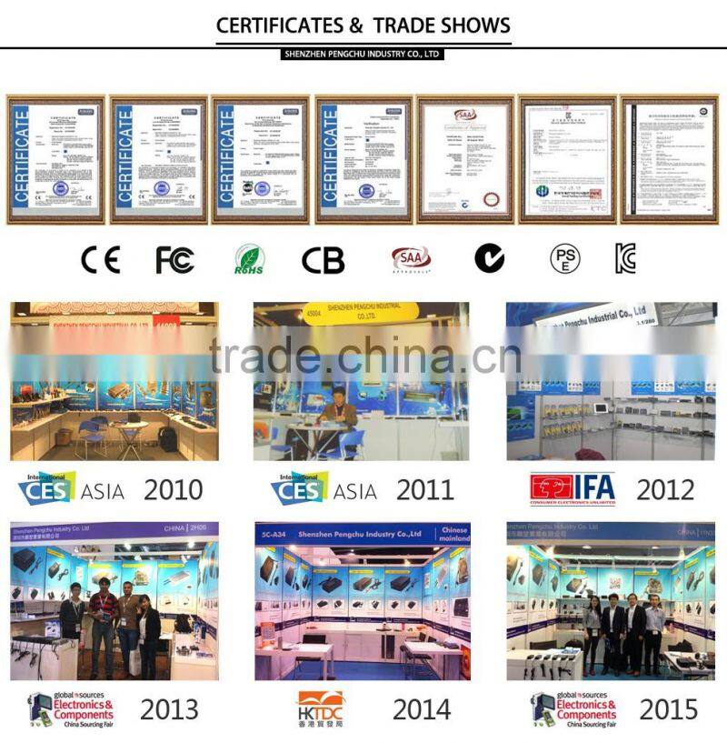 Top Quality 12V 6A 72W AC DC Power Adapter With CE FCC ROHS Approved