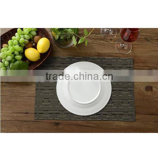 Shenzhen factory wholesale cheap plain ceramic white dinner plate
