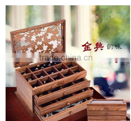 reclaimed classice antique wood jewellery box