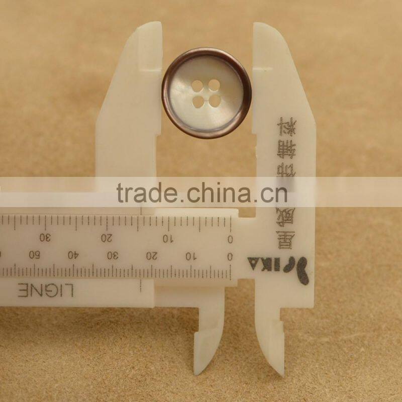 fashionable natural trocas button for blazer