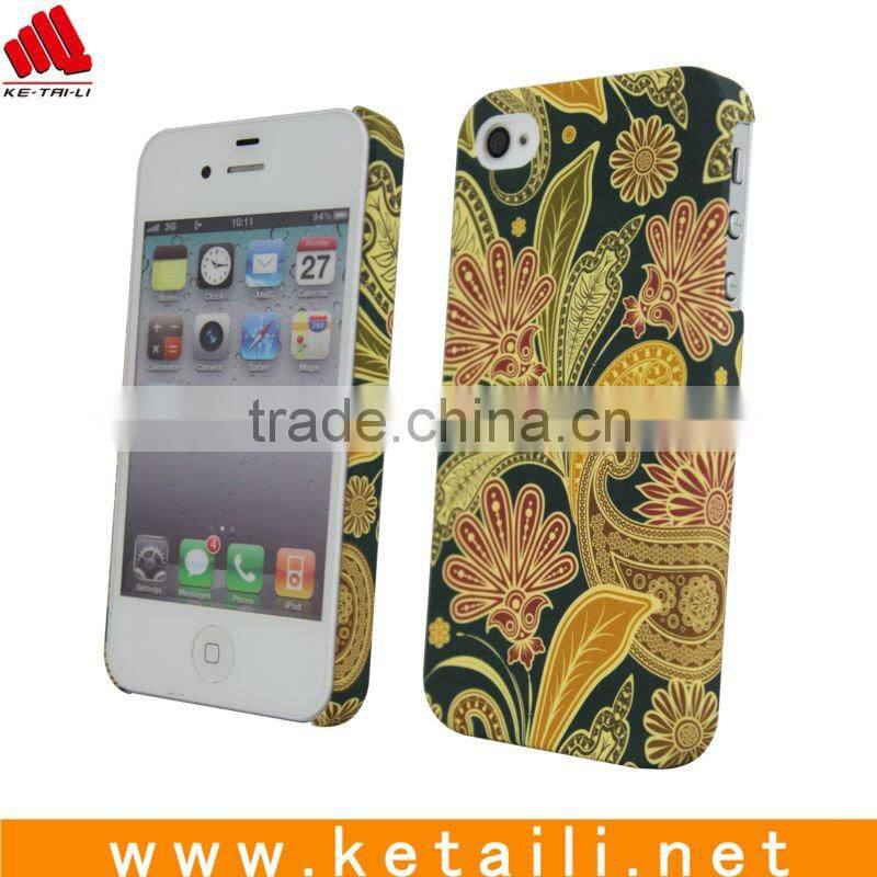 Water transfer printing rigid matte surface case for iphone, for iphone casing