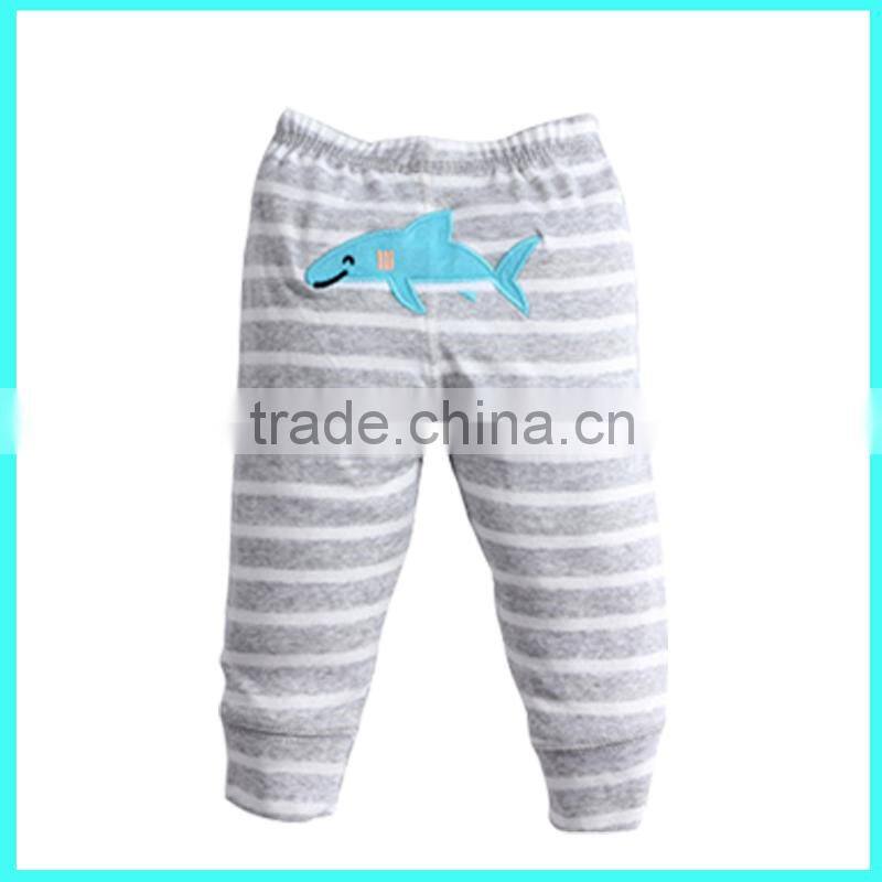 Best selling cotton cute embroirdery children kids baby pants