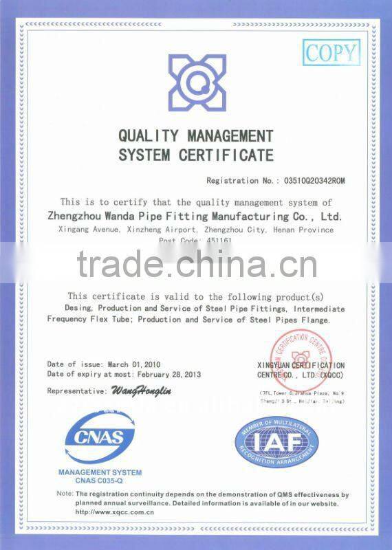 45Degree LR Butt-welded with factory stainless pipe fitting