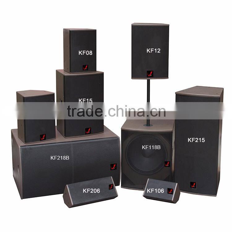 KF12-Professional 12" Wooden DJ Sound Box