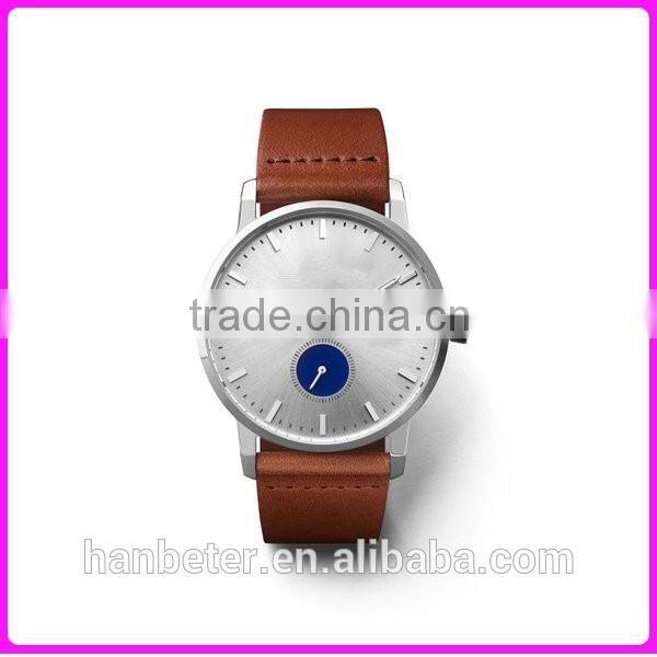 Newest design oem women watches 2016 custom made watches with calf leather
