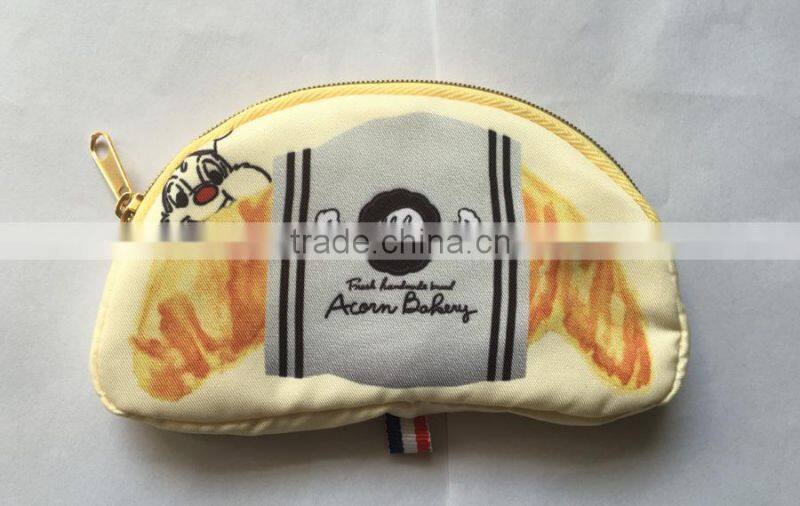 promotional nylon coin purse Hamburger Wallet bag