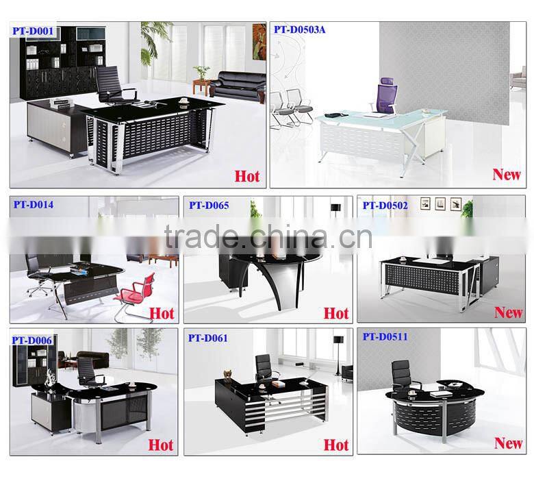 PT-D0516 Latest Steel Office Furniture Executive Office Table Design