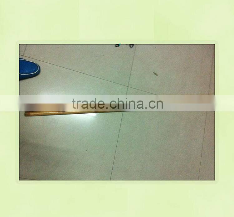Cheap widely use single color varnished wooden broom stick