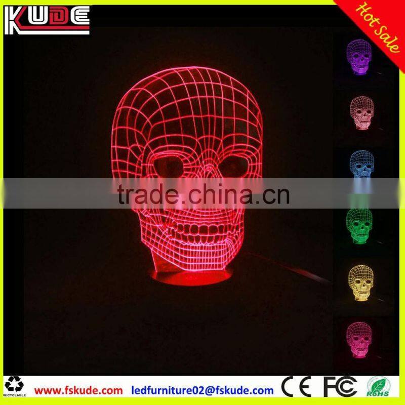 battery working 3D led table lamp/acrylic night light for decoration