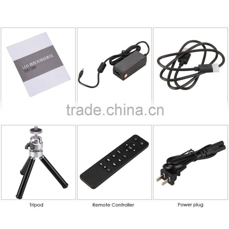 DLP projector HDP200 Mini tripod hd projector electronic toy gift