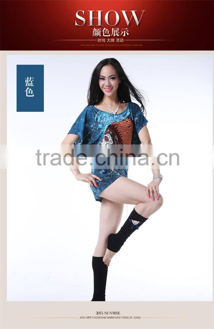 Wuchieal High Quality Sexi Belly Dance Practice Wear of Short Dress